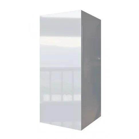 Biała szafka pozioma z meblościanki Tampa