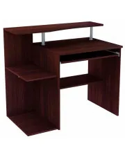 Minimalistyczne biurko do pracy i nauki wenge - Asha w sklepie Edinos.pl