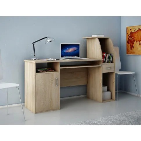 Wizualizacja biurka dąb sonoma Joki