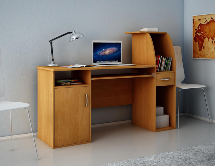 Minimalistyczne biurko Anabi olcha