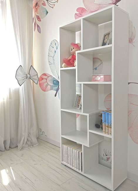 Minimalistyczny regał biurowy Piwi