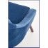 Zdjęcie niebieski fotel wypoczynkowy do salonu Rafis - sklep Edinos.pl
