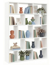 Biały skandynawski regał otwarty wiszący lub stojący - Anika w sklepie Edinos.pl