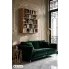 Nowoczesny regał dąb sonoma wiszący lub stojący Anika w salonie art deco