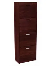Nowoczesna szafka na buty do korytarza wenge - Masha 3X w sklepie Edinos.pl