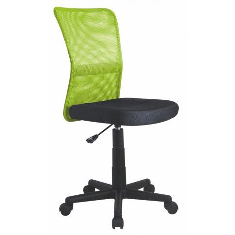 Zdjęcie produktu Obrotowy fotel młodzieżowy Tobin - zielony.