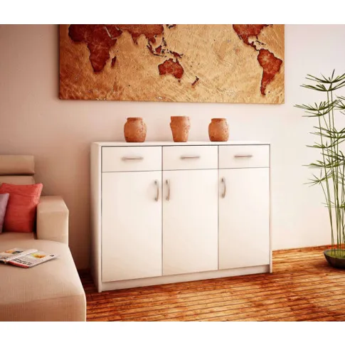 Wizualizacja komody Zako 4X biała