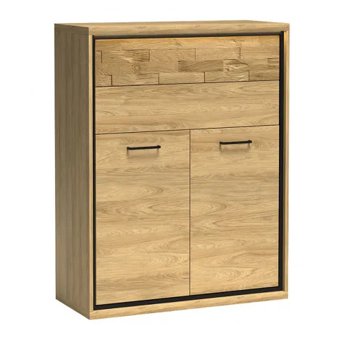 Komoda z szufladami dębowy dekor led Karla 8X