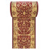 Czerwony elegancki chodnik dywanowy Avor