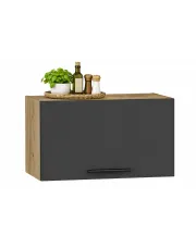 Antracytowa górna szafka kuchenna okapowa - Vokres 29X w sklepie Edinos.pl