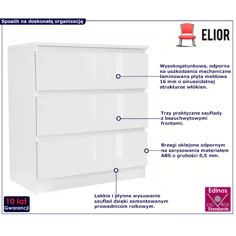 Minimalistyczna komoda do salonu Hisa 4X