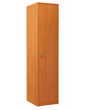 Wąska, minimalistyczna szafa z drzwiczkami olcha - Rupi