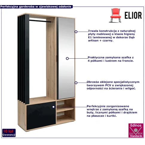 Nowoczesna garderoba Dover