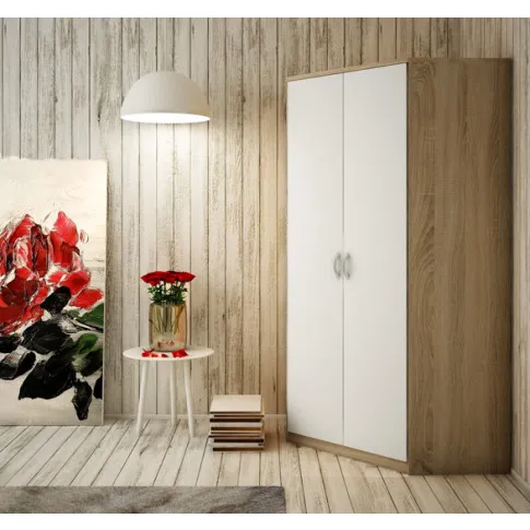 Wizualizacja szafy Dodi dąb sonoma biały