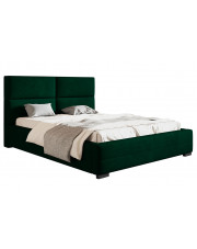 Zielone tapicerowane łóżko 200x200 - Oliban 3X w sklepie Edinos.pl