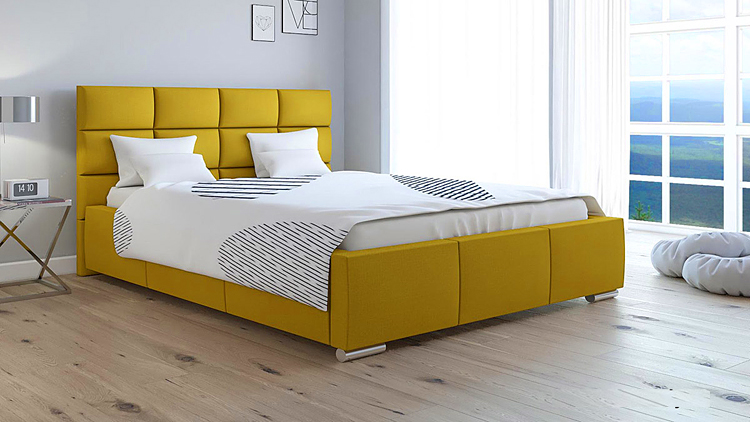 Wizualizacja aranżacji tapicerowanego łóżka Campino 3X
