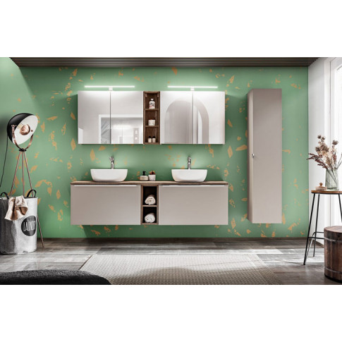 Wizualizacja łazienki z meblami z kolekcji Larosa