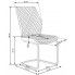 Szczegółowe zdjęcie nr 5 produktu Tapicerowane krzesło pikowane Erfix - beżowe