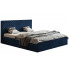 Tapicerowane łóżko z drewnianym stelażem 160x200 Nuvell 3X