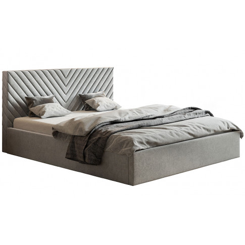 Tapicerowane łóżko z metalowym stelażem 180x200 Nuvell 4X