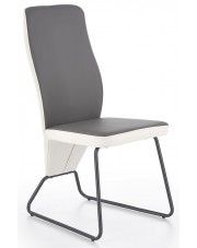 Krzesło Asper - popiel + biały w sklepie Edinos.pl