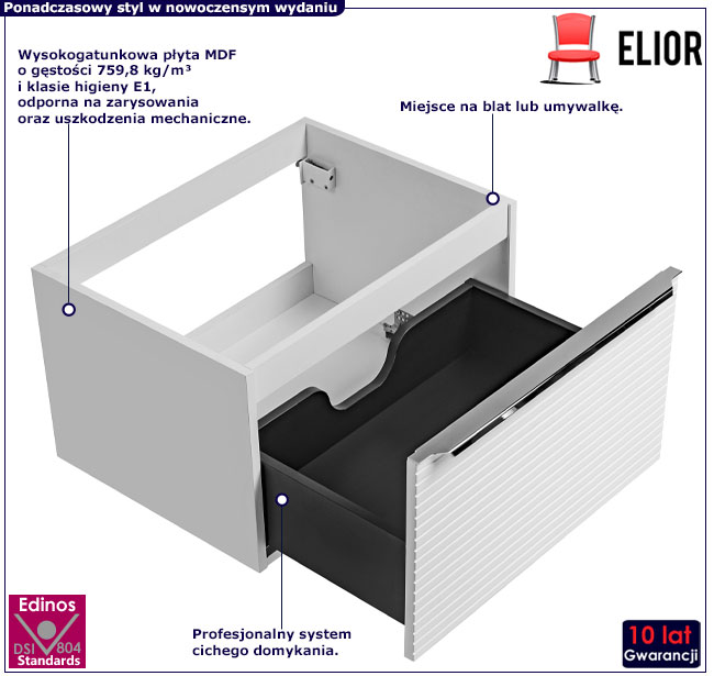 Nowoczesna szafka łazienkowa Divano 4X 60