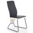 Zdjęcie produktu Krzesło tapicerowane Asper - czarny + biały.