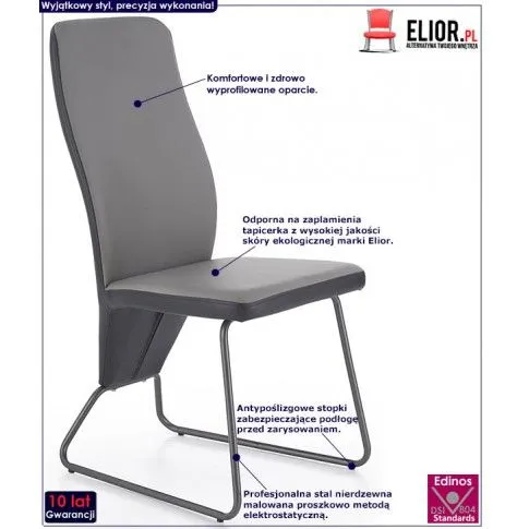 Fotografia Krzesło Frenne - popiel z kategorii Krzesła