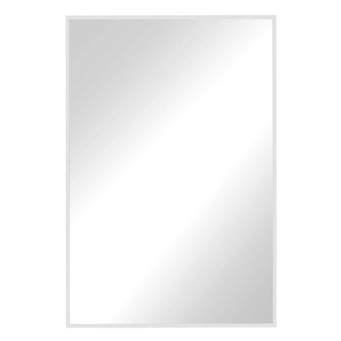 białe lustro prostokątne podświetlenie led przedpokoj salon lazienka osmo