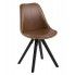 Zdjęcie produktu Krzesło vintage Oscar 3X - brązowe.