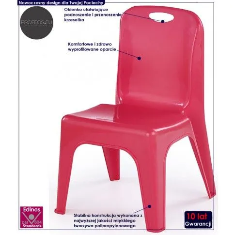 Fotografia Krzesełko dziecięce Nemo - czerwone z kategorii Poczekalnie