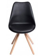 Krzesło Netos 4X - czarne w sklepie Edinos.pl