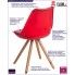 Fotografia Krzesło Netos 4X - czerwone z kategorii Pozostałe krzesła