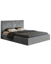 Tapicerowane łóżko 160x200 Clemont 3X - 48 kolorów