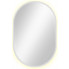 Białe lustro owalne led 95x40 cm - Fonsi 3X