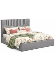 Tapicerowane łóżko małżeńskie 180x200 Birmi 4X - 36 kolorów w sklepie Edinos.pl