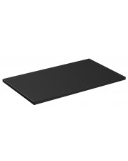 Czarny prostokątny blat łazienkowy - Iconic 5X 80 cm w sklepie Edinos.pl