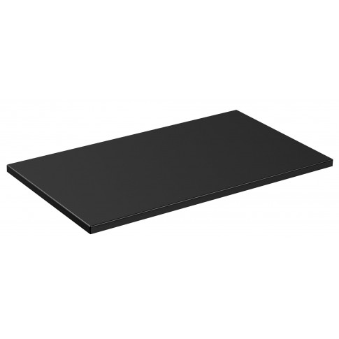 Czarny prostokątny blat łazienkowy Iconic 5X 80 cm