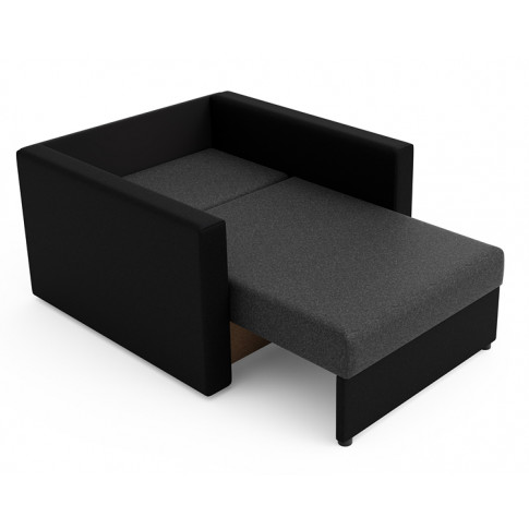 Sofa rozkładana 80cm szary czarny Dayton 3X