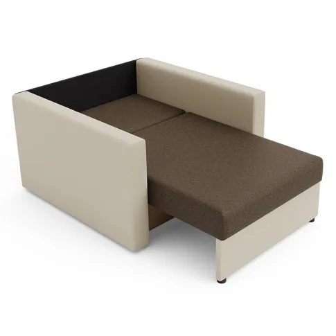 Sofa rozkładana 80cm brązowy beżowy Dayton 3X