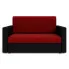 Sofa 120 czerwony czarny Dayton 4X