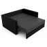 Sofa rozkładana 120cm szary czarny Dayton 4X