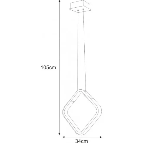 Wymiary lampy S858-Civo