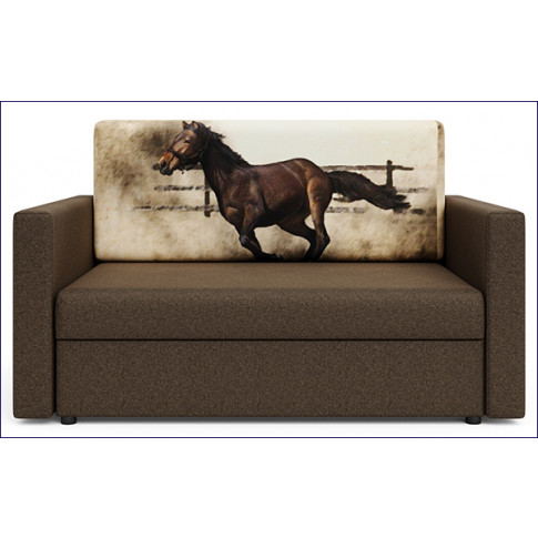 Sofa rozkładana młodzieżowa deseń horse Dayton 5X