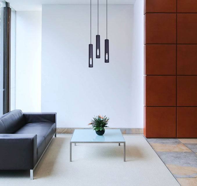 Designerska lampa wisząca sople z regulacją wysokości S864-Romila