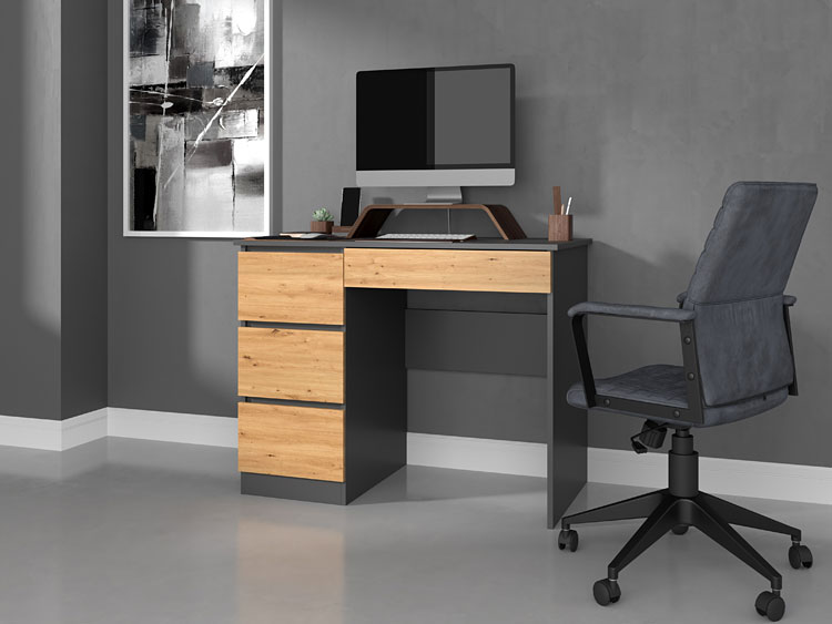Nowoczesne biurko z szufladami Oraso