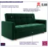 Zielona sofa rozkładana Sondra