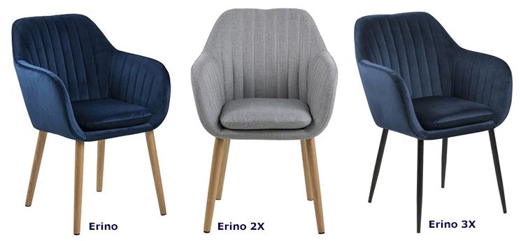 Miękkie fotele Erino - modne
