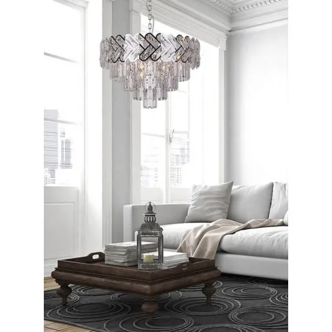 Aranżacja salonu z wykorzystaniem żyrandola S881-Zevi