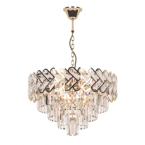 Zdjęcie produktu Złoty elegancki żyrandol w stylu glamour - S881-Zevi.